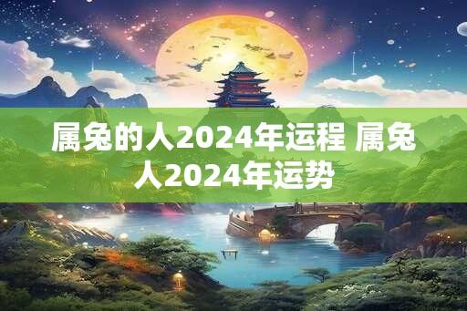 属兔的人2024年运程 属兔人2024年运势