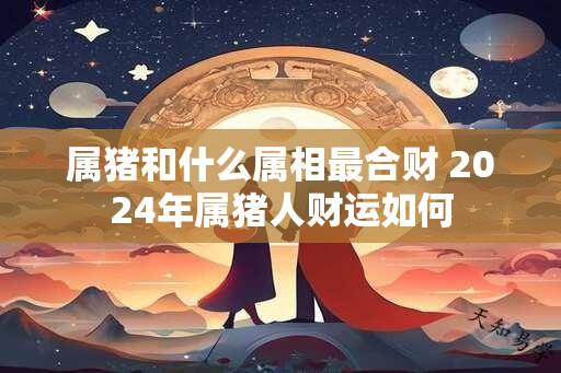 属猪和什么属相最合财 2024年属猪人财运如何