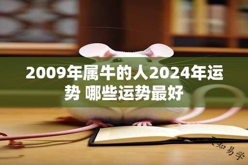 2009年属牛的人2024年运势 哪些运势最好