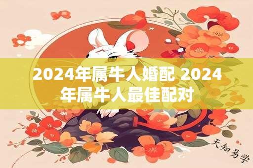 2024年属牛人婚配 2024年属牛人最佳配对