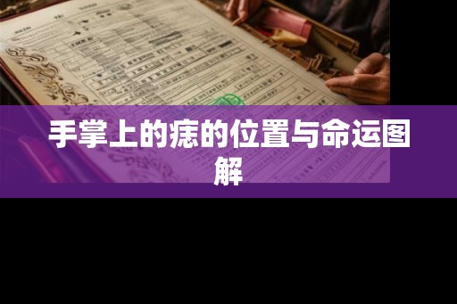 手掌上的痣的位置与命运图解