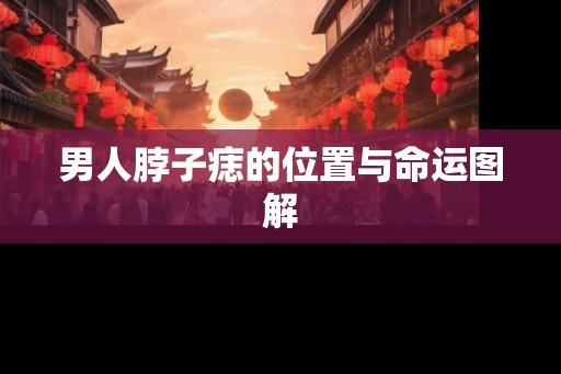 男人脖子痣的位置与命运图解