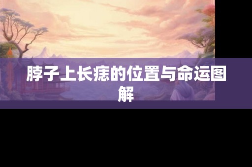 脖子上长痣的位置与命运图解