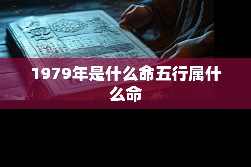 1979年是什么命五行属什么命