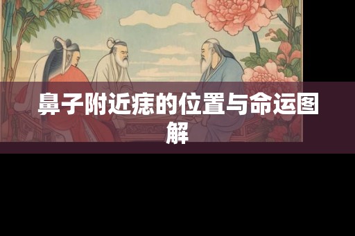 鼻子附近痣的位置与命运图解