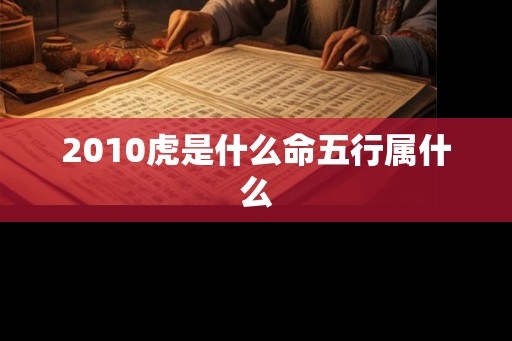 2010虎是什么命五行属什么