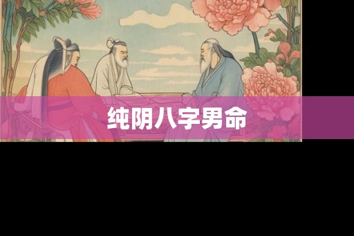 纯阴八字男命