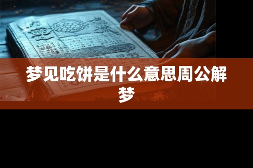 梦见吃饼是什么意思周公解梦