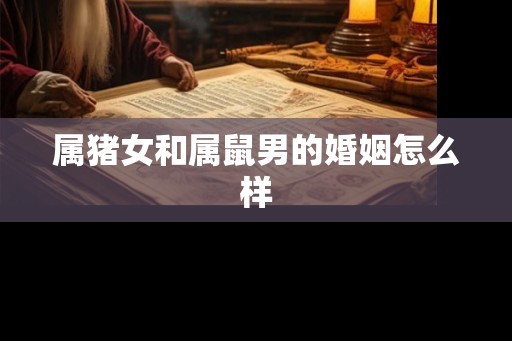属猪女和属鼠男的婚姻怎么样 属猪女和属鼠男的婚姻怎么样