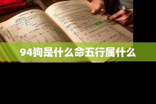 94狗是什么命五行属什么