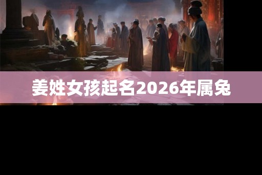 姜姓女孩起名2026年属兔