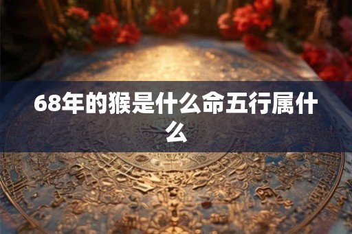 68年的猴是什么命五行属什么