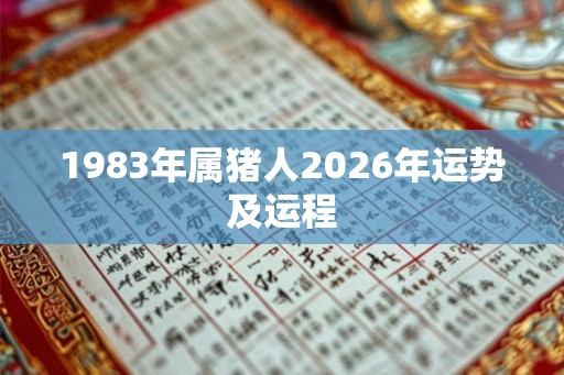 1983年属猪人2026年运势及运程 1983年属猪人2026年运势及运程