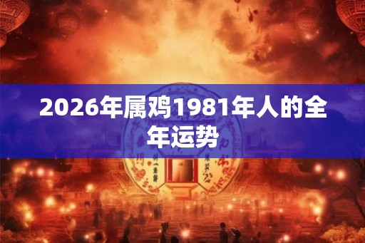 2026年属鸡1981年人的全年运势