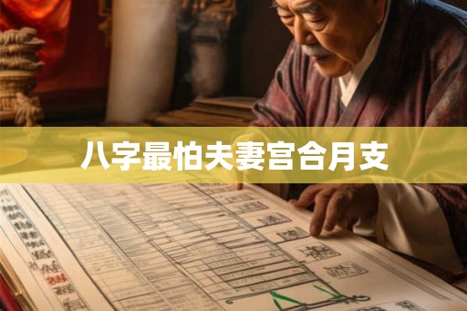 八字最怕夫妻宫合月支 八字最怕夫妻宫合月支