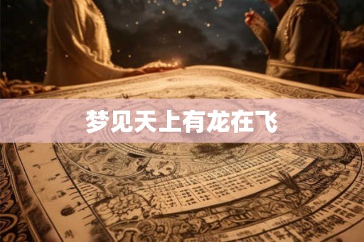 梦见天上有龙在飞