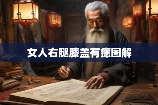 女人右腿膝盖有痣图解