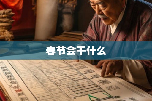 春节会干什么
