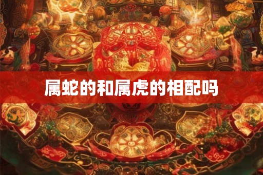属蛇的和属虎的相配吗