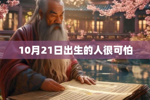 10月21日出生的人很可怕 10月21日出生的人很可怕