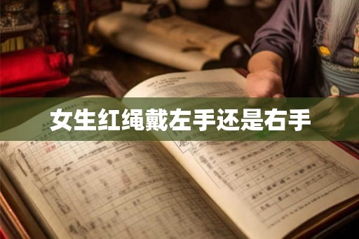 女生红绳戴左手还是右手