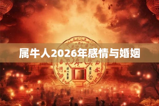 属牛人2026年感情与婚姻
