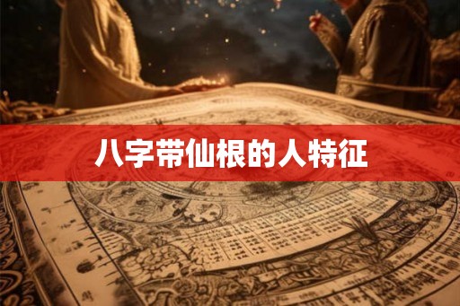 八字带仙根的人特征 八字带仙根的人特征