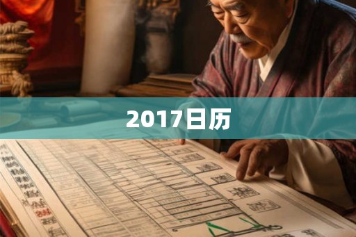 2017日历