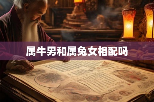 属牛男和属兔女相配吗