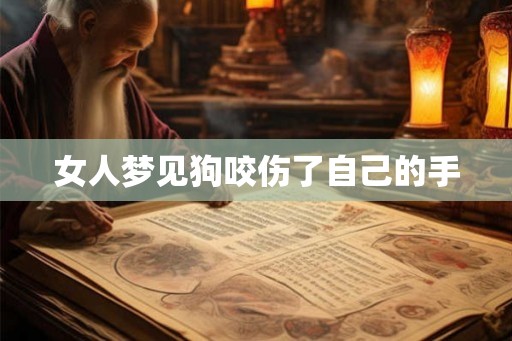 女人梦见狗咬伤了自己的手