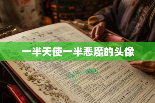 一半天使一半恶魔的头像