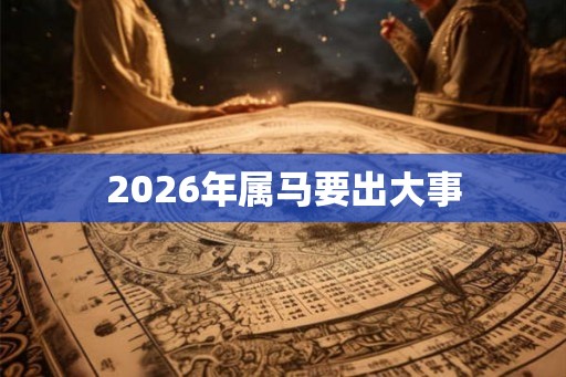2026年属马要出大事