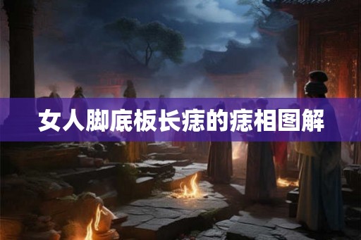 女人脚底板长痣的痣相图解 女人脚底板长痣的痣相图解