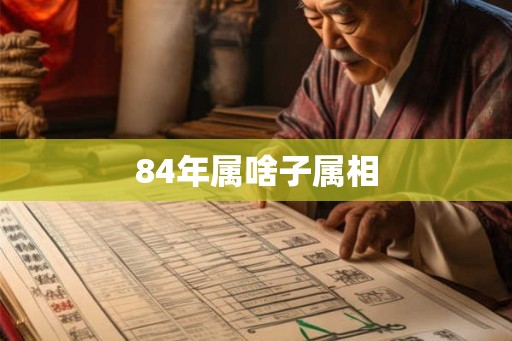 84年属啥子属相