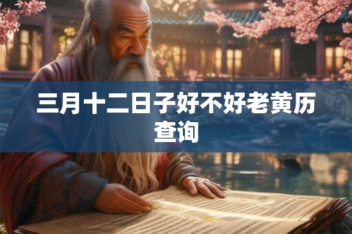 三月十二日子好不好老黄历查询