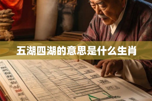 五湖四湖的意思是什么生肖
