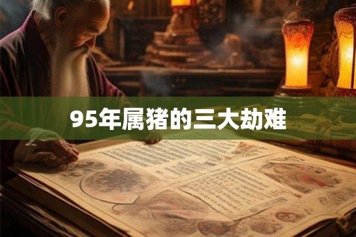 95年属猪的三大劫难