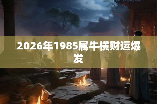 2026年1985属牛横财运爆发