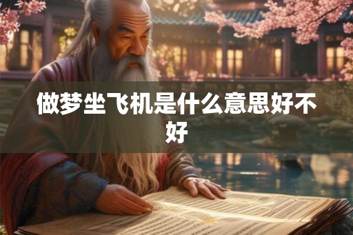做梦坐飞机是什么意思好不好