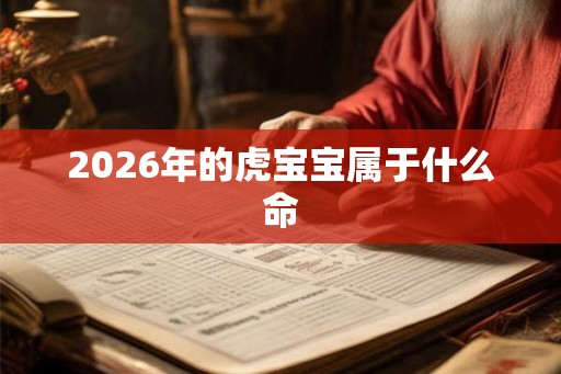 2026年的虎宝宝属于什么命