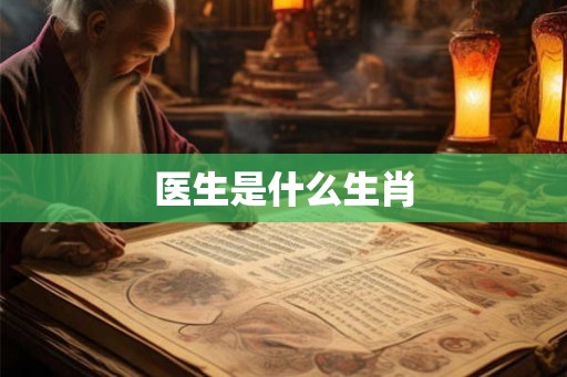 医生是什么生肖