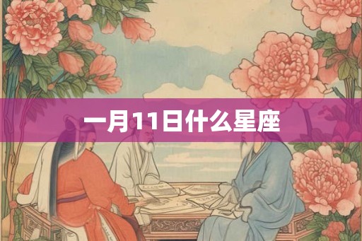 一月11日什么星座