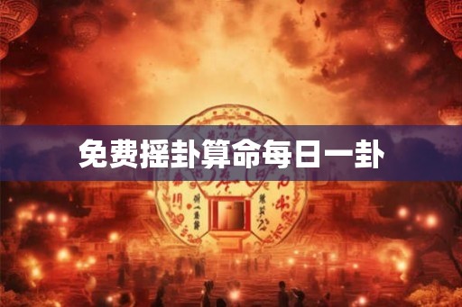 免费摇卦算命每日一卦
