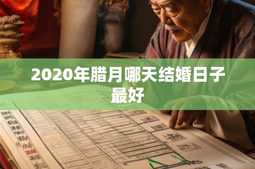 2020年腊月哪天结婚日子最好