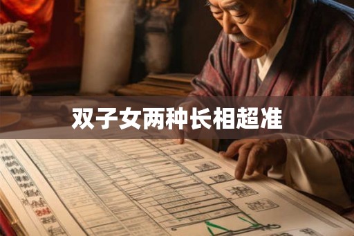 双子女两种长相超准