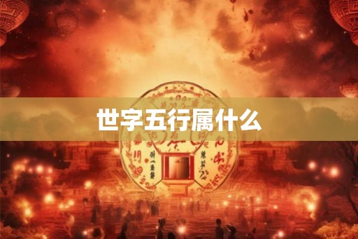 世字五行属什么