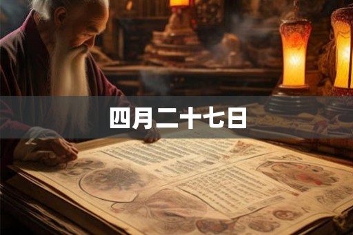 四月二十七日