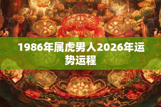1986年属虎男人2026年运势运程