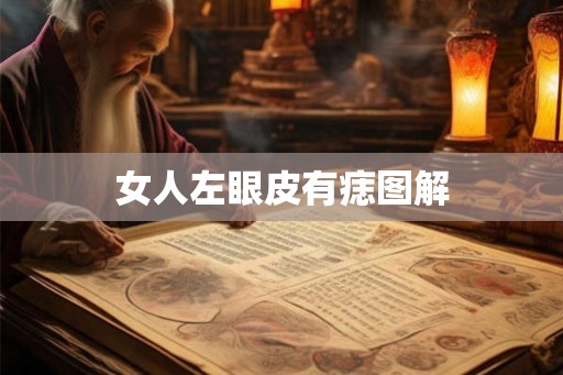 女人左眼皮有痣图解