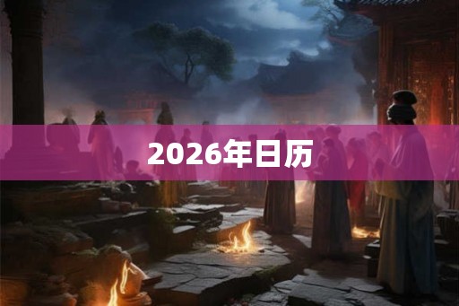 2026年日历 2026年日历